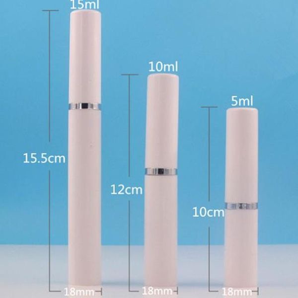 5 ml/10 ml/15 ml crème pour les yeux flacon sous vide AS pompe sans air en plastique bouteille de crème pour les yeux bouteille d'émulsion de crème F693