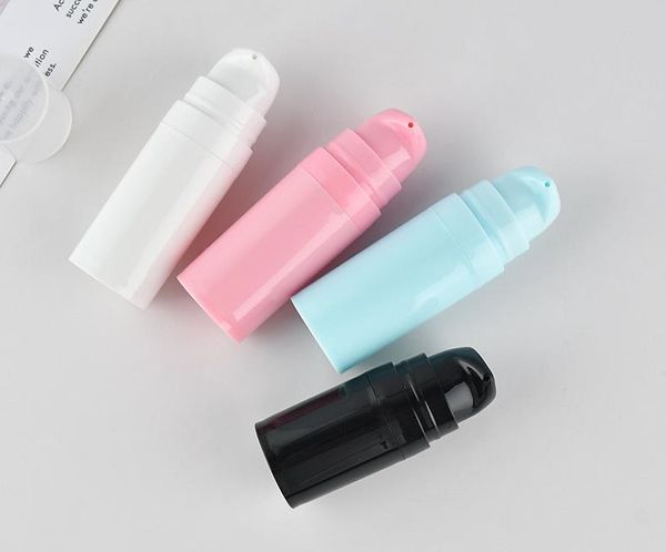 5 ml/10 ml/15 ml en plastique vide pompe sans air bouteilles en gros vide pression Lotion bouteille cosmétique conteneur SN4496