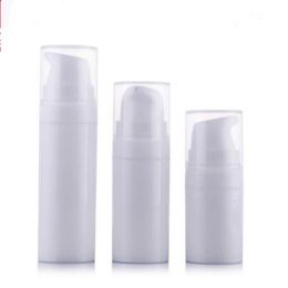 5ml 10ml 15ml White mini Airless Pump Lotion Bottle, muestra y botella de prueba, Airless Container, Cosmético Packaging F2017493 Thneg