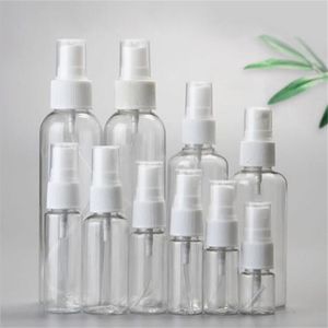 5ml 10ml 20ml 30ml 50ml 60ml 80ml 100ml 120ml botella pulverizadora niebla fina botellas pulverizadoras transparentes pequeño recipiente de plástico vacío reutilizable