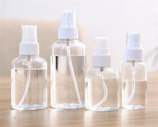 5 ml 10 ml 20 ml 30 ml 50 ml 60 ml 80 ml 100 ml 120 ml Botella pulverizadora Botellas pulverizadoras transparentes de niebla fina Pequeño recipiente de plástico vacío reutilizable 8982416