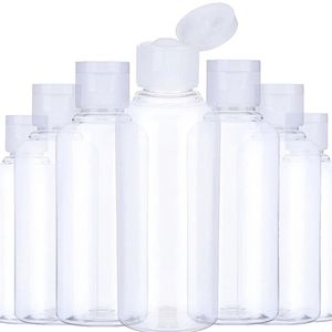 5 ml 10 ml 20 ml 30 ml 50 ml 60 ml 80ml 100ml plastic lege fles met flip cap reizen containers hervulbare toilettesflessen voor shampoo lotion pakket