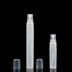 5ml 10ml tubo atomizador de plástico fosco vazio recarregável fosco fragrância perfume amostra spray frascos para viagens 017oz 034oz gbcgd