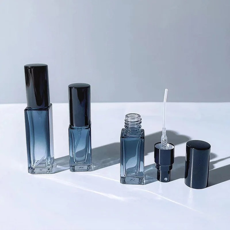 5 ml 10ml de alta qualidade frasco de perfume Spray de vidro vazio Parfum atomizador de viagem cosméticos garotos de amostra de amostra reabastecida