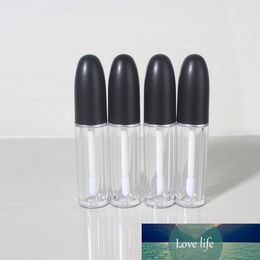 5 ml 50 stks / partij bullet vorm lege lip glanst buis, diy plastic heldere vloeibare lippenstift verpakking fles, lege elegante lip glanzende buis