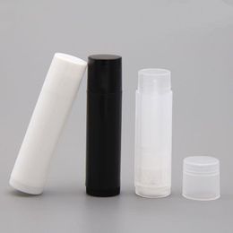 5 ml 5 g de contenedores de tubos de bálsamo labial vacío con tapas superiores e inferior giro, color variado Ptrih