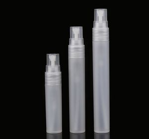 5 ml 8 ml 10 ml frosted plastic spuitfles kleine cosmetische verpakking verstuiver parfumflessen vloeibare container op voorraad