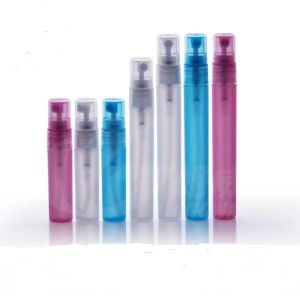 5 ml 8 ml 10 ml Plastic Spray Fles Met Mist Verstuiver Lege Hervulbare Parfum Monsterflesjes Cosmetische Container Gratis verzending