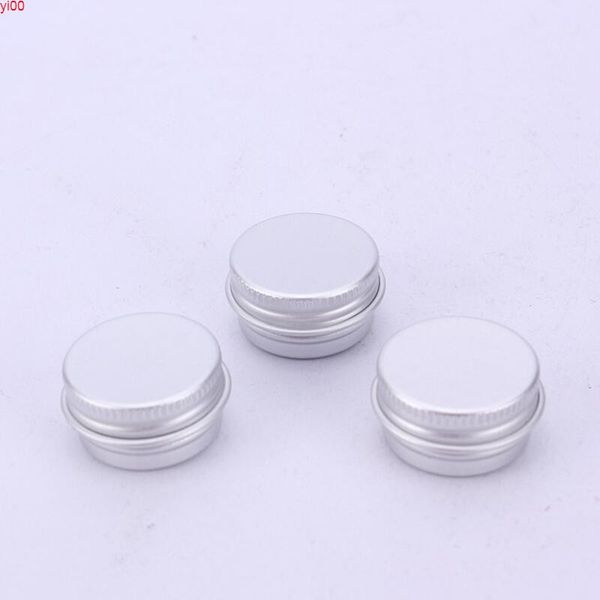 5 ml de pots de baume en aluminium Pot 5 g contenants cosmétiques avec filetage Lip Gloss Bougie Emballage LX8761 qualité
