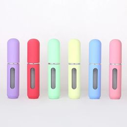 Mini bouteille de recharge de parfum couleur bonbon, sous-embouteillage, conteneurs de cosmétiques liquides, vaporisateur rechargeable, atomiseur pour voyage, 5ml