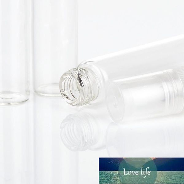5ML clair Mini parfum bouteille en verre vide cosmétique bouteille échantillon tube à essai flacons en verre mince petit vaporisateur sans toxique et sûr V4 prix usine conception experte