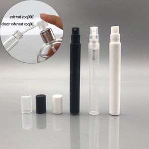 Bouteille d'atomiseur de pulvérisation de pompe vide en plastique transparent de 5ML rechargeable pour la peau d'huile essentielle de parfum récipient d'échantillon plus doux cadeau réutilisable Bot Cuud