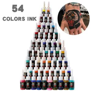 5 ml Kleurmenging Tattoo-inkt Semi-permanente natuurlijke plantaardige pigment Make-up Professionele tatoeages Inktpigment voor Body Art Verf 240108