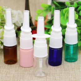 5 ml kleurrijke PET lege fijne neusspray mist plastic fles, cosmetische neusspray fles Tipvw Pdrpx