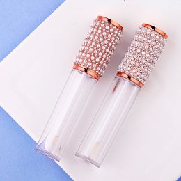 5ml Crystal Rhinestone Lipgloss Buizen Lege Lip Balsem Flessen Containers met rubberen Stoppers voor Lip Gloss BALM Cosmetic