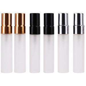 5 ML Vide Verre Clair Bouteilles De Pulvérisation Atomiseur Rechargeable Bouteille De Parfum Cosmétique Emballage Voyage Conteneur DHL 500 pcs LX7537