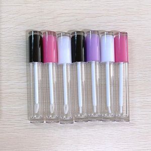 5ml tubes de brillant à lèvres vides Lip Glaze Brush Wand Makeup Container Lipstick Lip Balm Rechargeable DIY Lipgloss Tube Iwmpv