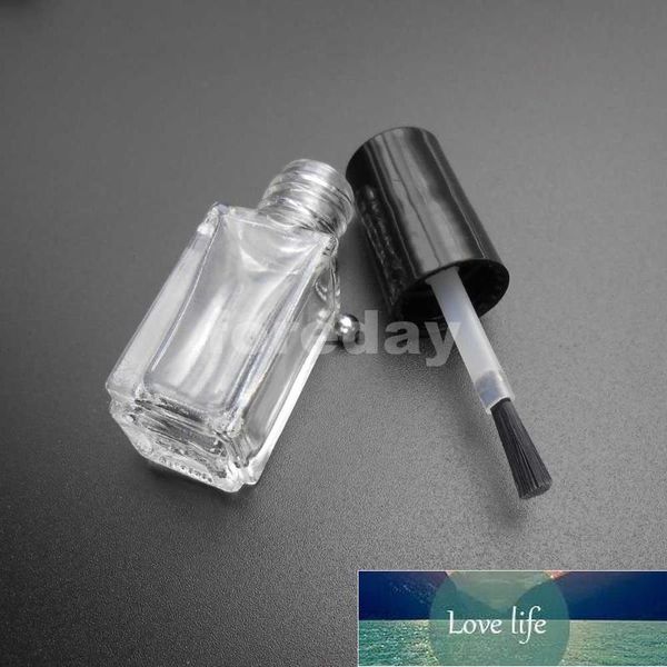 5 ml Botella de esmalte de uñas vacía Vidrio transparente con bola mezcladora Negro Blanco / Mate Balck 5 ML 17.5MMX45MM * FD332-334 Cajas de almacenamiento Contenedores Precio de fábrica Diseño experto Calidad