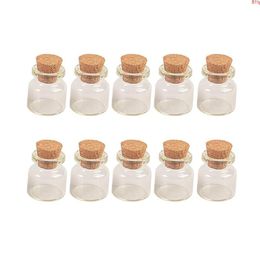 Bouteilles en verre de 5 ml avec bouchon en liège, mini bocaux transparents, petits flacons de 22x30x125mm, 100 pièces, bonne quantité Dlsrt