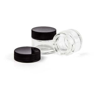 5 ml glazen concentraatpotten met schroefdop voor essentiële concentraat lippenbalsem make-up dab-containers