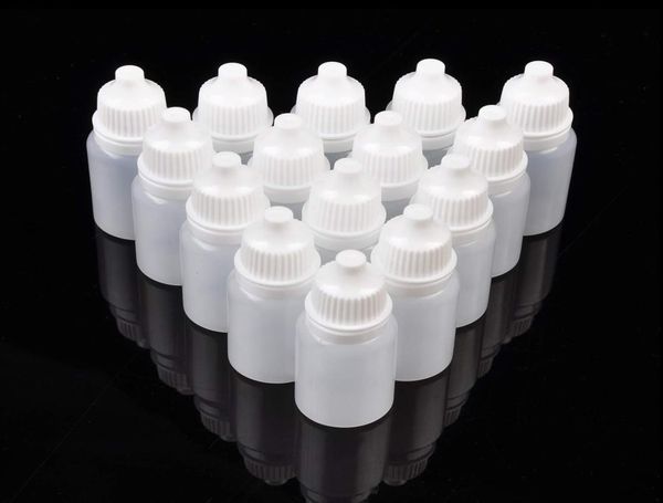 Botella cuentagotas de plástico LDPE de 5ml, botella aplicadora vacía, botella exprimible para aceite esencial líquido para ojos, 6913975