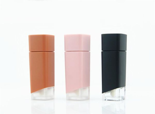 Bouteille en plastique vide pour brillant à lèvres, Tube vide, rose, noir, marron, rouge, givré, Mini conteneurs fendus, 5ml, 4787778