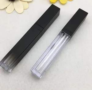 Tube de brillant à lèvres vide, conteneur de maquillage, huile pour lèvres, tubes carrés en plastique, vente en gros, 5ML