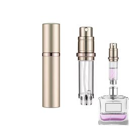 5 ml luxe mini reis parfum fles Refilleerbare verstuiver geurpomp kast draagbare cosmetische vloeistof container spuitspray flessen