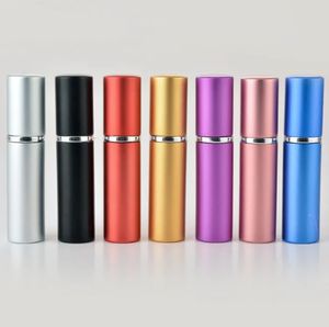Mini atomizzatore di profumo ricaricabile portatile da 5 ml Flacone spray colorato Bottiglie di profumo vuote Bottiglia di profumo di moda 418QHH