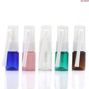 5 ml Mini rotación transparente Mist Botellas de aerosol nasal Atomizador recargable vacío Plástico Médico Botella de pulverizador oral 30pcs / lotgoods Angrp