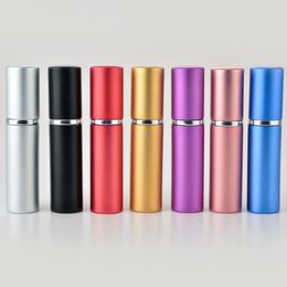 5 ml draagbare mini aluminium navulbare parfumfles met spray lege make-upcontainers met verstuiver voor reiziger LX8148