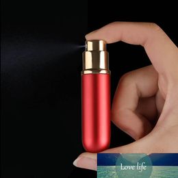 Mini portable 5ml PORTABLE RÉPUILLABLE DE PARFUM DE PARFUM ATOMINATEUR DE POISION DE VERIE D'ALUMINIUM VERIE FACILE À REMPLIR UN Etui de pompe après-rasage parfum de parfum