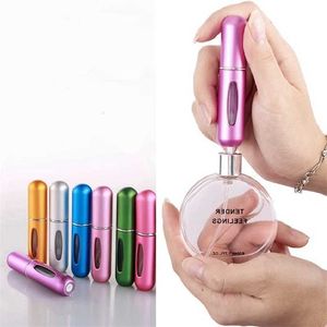 5 ml Portable Mini Parfum Rechargeable Atomiseur Bouteille Parfum Pompe Vide Récipients Cosmétiques pour Voyage Outil Meilleure qualité