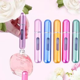 5ml Portable Mini Refillable Perfume Bottle With Spray Scent Pump Empty Cosmetic Containers Atomizer Bottle For Travel Tool