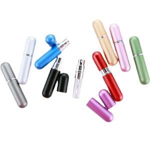 5ml Portable Mini Refillable Perfume Bottle With Spray Scent Pump Empty Cosmetic Containers Spray Atomizer Bottles For Travel