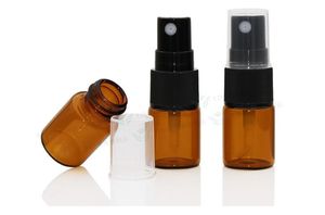 Flacon pulvérisateur 5 ml 10 ml vaporisateur de thé brun 15 ml sous-embouteillage transparent 20 ml bouteille en verre brun parfum cosmétiques ufy