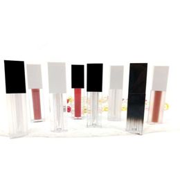 5 ml Vierkante Lege Lipgloss Buis Containers DIY Make Up Tool Cosmetische Frosted Transparante Lippenbalsem Hervulbare Fles F3344 Xjoiv