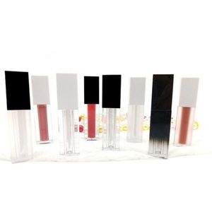 5 ml Vierkante Lege Lipgloss Buis Containers DIY Make Up Tool Cosmetische Frosted Transparante Lippenbalsem Hervulbare Fles F3344 Uxsex