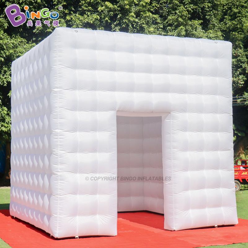 Customized advertising inflatable square tent trade show tent blow up photo booth for party event decoration toys sports 5mLx5mWx3.5mH (16.5x16.5x11.5ft)