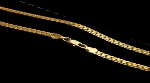 5 mm de 18 km cadenas chapadas en oro HIPHOP Collares de cadena de 20 pulgadas para mujeres S Accesorios de joyería de Hip Hop Gift5411882
