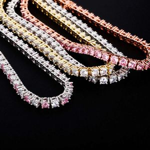 5 mm 6 mm AAA CZ Stone Tennis Link Chain Women Anklet Beach Foot Chain Men Hip Hop Bling Iced Out Cubic Zirconia armbanden sieraden