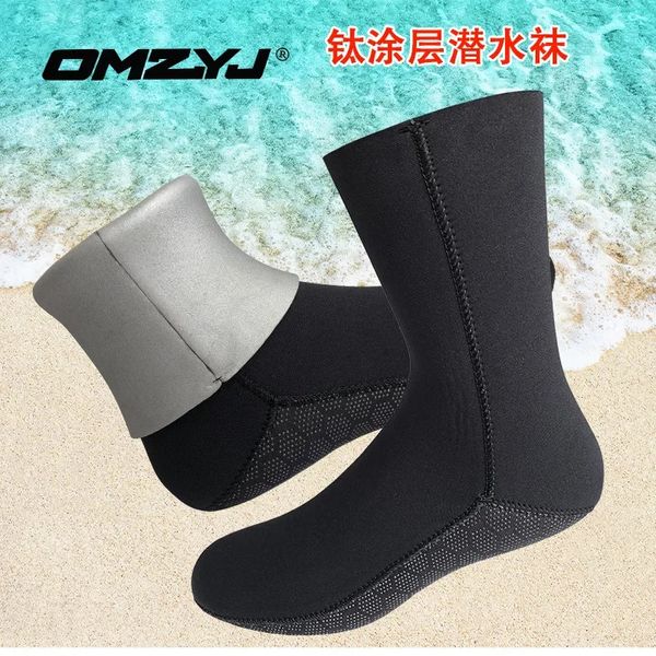 Chaussettes de plongée en revêtement de 5 mm pour hommes Scuba néoprène Spearfishing Buceo Wet Suit Roupa de Mergulho Cressi 240409