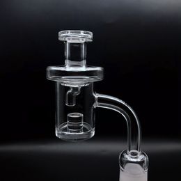 5mm Flat Top Quartz Banger Clous Pour Bongs Dab Rig Pipe À Main 10mm 14mm 18mm Core réacteur banger Avec Verre Manivelle Carb Cap