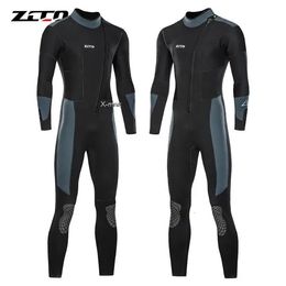 5 mm Néoprène WetSuit Onepiece Femmes Hommes Sangle de plongée à longsier