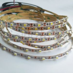 5mm largeur 5V 3528 LED bande de bande flexible ruban ruban cordon IP20 non étanche étroit PCB 60leds / m super lumineux armoire cuisine plafond éclairage