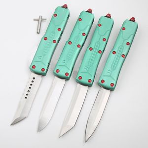 Couteaux automatiques de chasseur de primes, lame D2 T-6061 manche en aluminium anodisé, couteau tactique de Camping EDC, Micro outils de coupe, 5 modèles