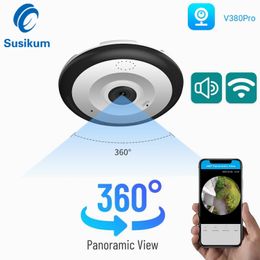 5MP 360 Panoramische WIFI Camera V380 Pro Twee Manieren AUDIO Smart Home Beveiliging Surveillance MINI Camera