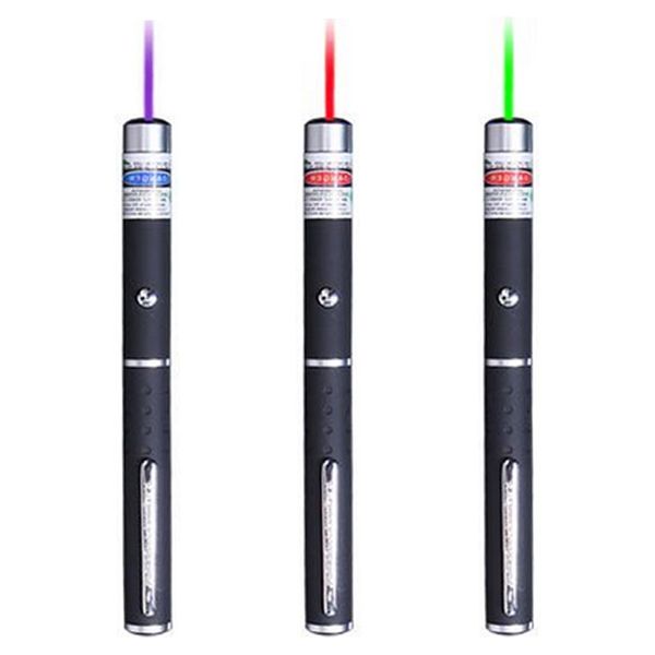 5 mW 532nm vert stylo Laser puissant pointeur Laser présentateur à distance Lazer chasse Laser alésage Sighter sans batterie