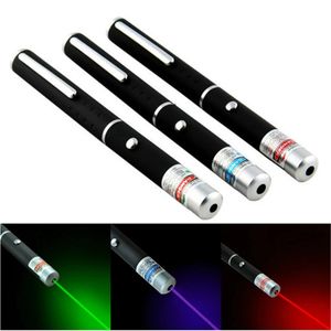 5MW Laser Pointer Pen Partij Gunst Grappige Kat Speelgoed Outdoor Camping Onderwijs Conferentie Benodigdheden Dierbenodigdheden 3 Kleuren Beste kwaliteit