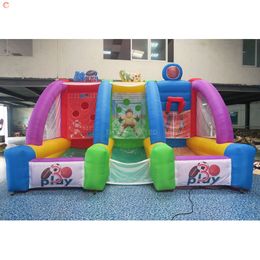 5mwx3mlx2.5mh (16.5x10x8.2ft) Actividades al aire libre de barco gratis 3 en 1 Juego inflable para niños Toys deportivos de carnaval inflables para eventos